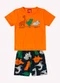 Kyly - Conjunto Infantil Menino Dinossauros Laranja - variação: Laranja