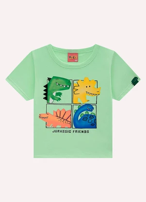 Kyly - Conjunto Infantil Menino Dinossauros Verde - KYLY