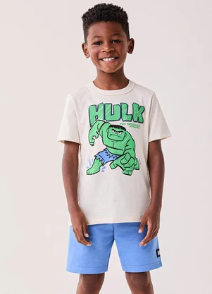 Bimbi - Conjunto Infantil Menino do Hulk Marvel Verde - BIMBI