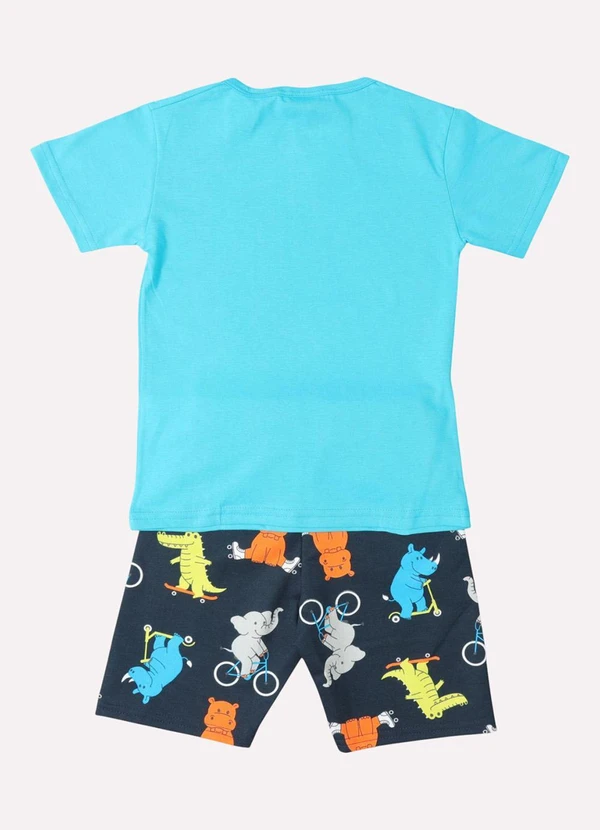 Kyly - Conjunto Infantil Menino Elefante Azul 3