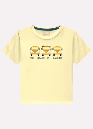 Milon - Conjunto Infantil Menino em Algodão Amarelo - MILON