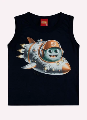 Kyly - Conjunto Infantil Menino em Algodão Azul Marinho - KYLY