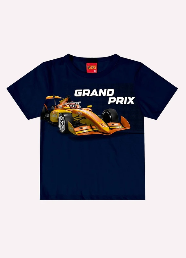 Kyly - Conjunto Infantil Menino em Algodão Azul Marinho 4