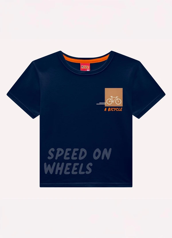 Kyly - Conjunto Infantil Menino em Algodão Azul Marinho 2