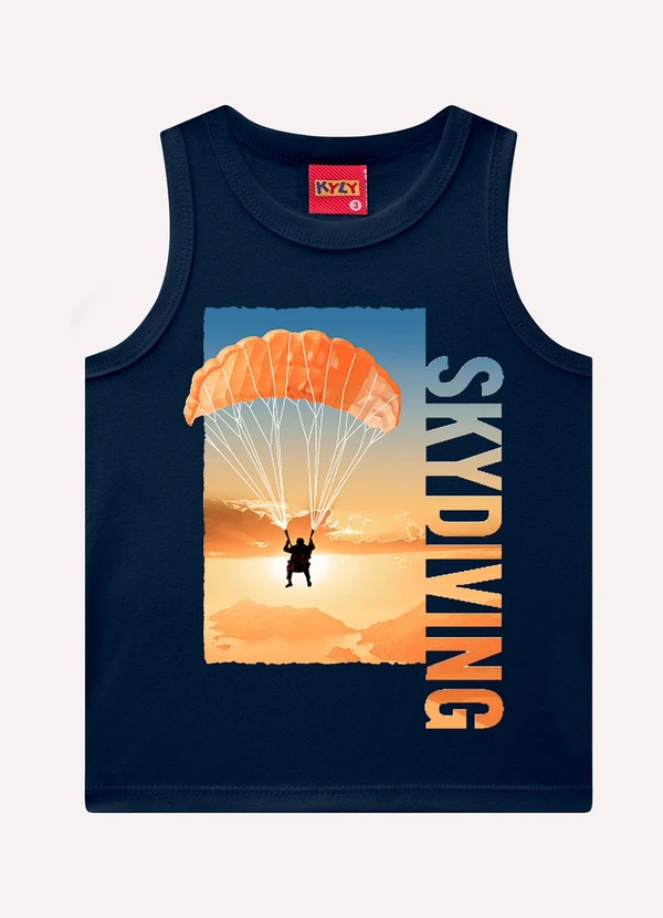 Kyly - Conjunto Infantil Menino em Algodão Azul Marinho 2