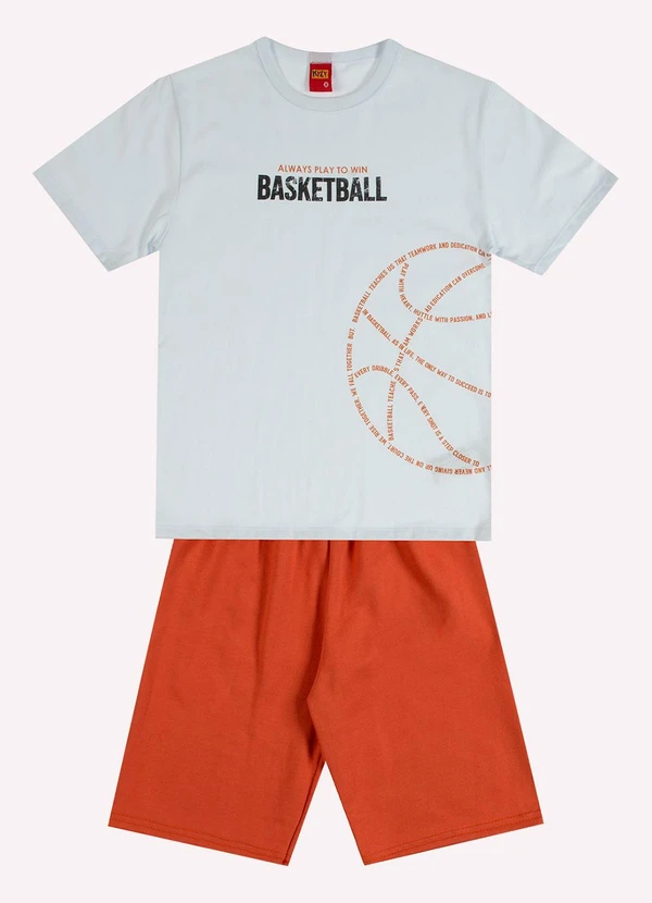 Kyly - Conjunto Infantil Menino em Algodão Branco