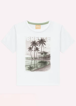 Milon - Conjunto Infantil Menino em Algodão Branco - MILON