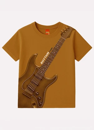 Kyly - Conjunto Infantil Menino em Algodão Marrom - KYLY
