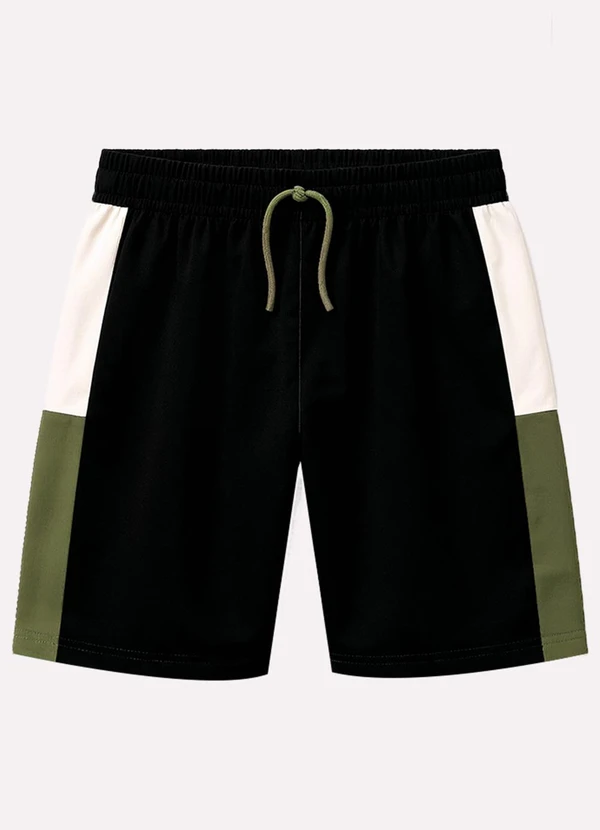 Kyly - Conjunto Infantil Menino em Algodão Preto