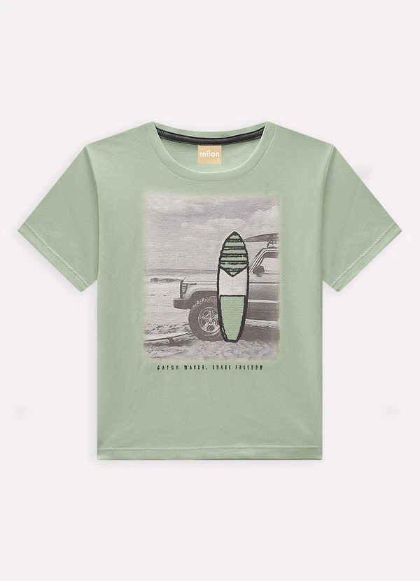 Milon - Conjunto Infantil Menino em Algodão Verde 3