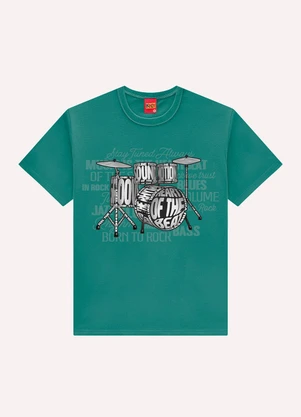 Kyly - Conjunto Infantil Menino em Algodão Verde - KYLY