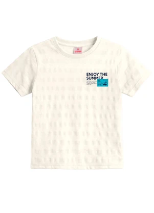 Brandili - Conjunto Infantil Menino em Malha Bege - BRANDILI