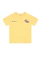 Brandili - Camiseta Infantil Menino em Meia Malha Cinza - variação: Amarelo