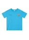 Brandili - Camiseta Infantil Menino em Meia Malha Cinza - variação: Azul