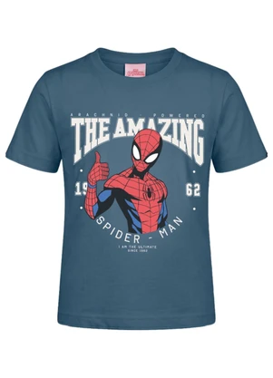 Brandili - Conjunto Infantil Menino em Meia Malha Azul - BRANDILI