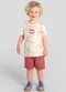 Brandili - Conjunto Infantil Menino em Meia Malha Bege - variação: Bege
