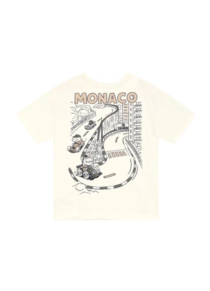 Brandili - Conjunto Infantil Menino em Meia Malha Bege - BRANDILI