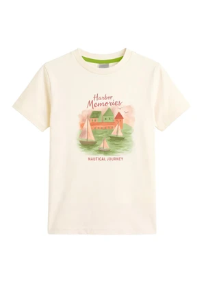 Mundi - Conjunto Infantil Menino em Meia Malha Bege - MUNDI