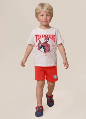 Brandili - Conjunto Infantil Menino em Meia Malha Bege - BRANDILI
