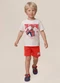 Brandili - Conjunto Infantil Menino em Meia Malha Bege - variação: Bege
