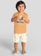 Brandili - Conjunto Infantil Menino em Meia Malha Laranja - variação: Laranja