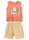 Brandili - Conjunto Infantil Menino em Meia Malha Laranja - variação: Laranja
