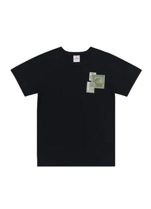 Brandili - Conjunto Infantil Menino em Meia Malha Preto - BRANDILI