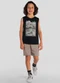 Brandili - Conjunto Infantil Menino em Meia Malha Bege - variação: Preto