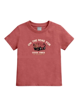 Mundi - Conjunto Infantil Menino em Meia Malha Vermelho - MUNDI
