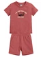Mundi - Conjunto Infantil Menino em Meia Malha Vermelho - variação: Vermelho