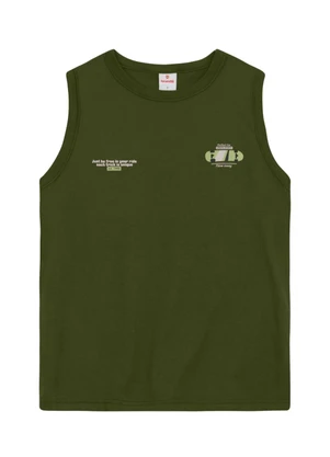 Brandili - Conjunto Infantil Menino em Meia Malha Verde - BRANDILI