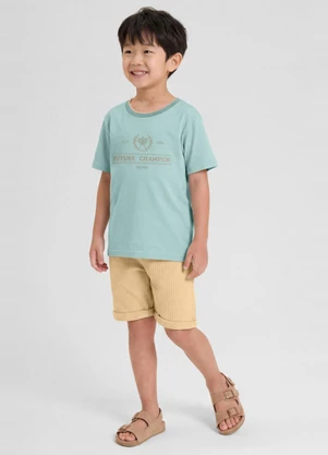 Mundi - Conjunto Infantil Menino em Meia Malha Verde - MUNDI