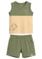 Brandili - Conjunto Infantil Menino em Meia Malha Verde - variação: Verde