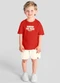 Brandili - Conjunto Infantil Menino em Meia Malha Vermelho - variação: Vermelho