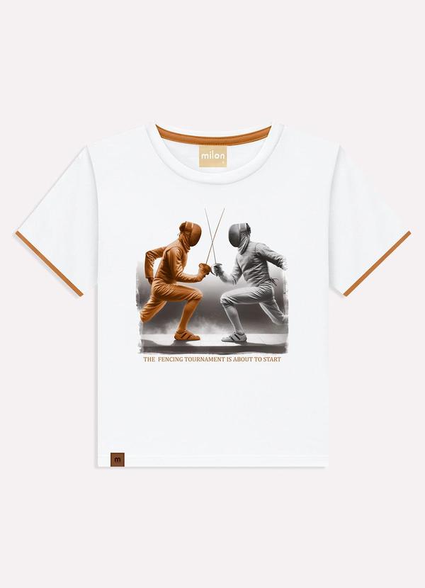 Milon - Conjunto Infantil Menino Esgrima Branco 2