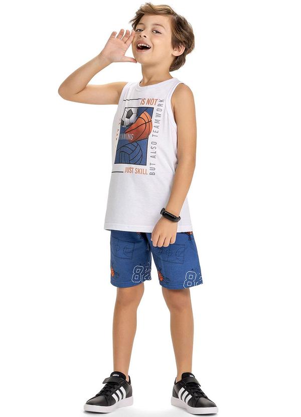 Kyly - Conjunto Infantil Menino Esporte Branco