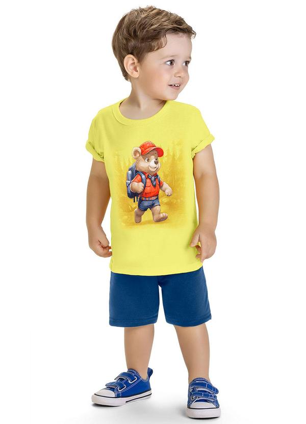Kyly - Conjunto Infantil Menino Estampa Amarelo