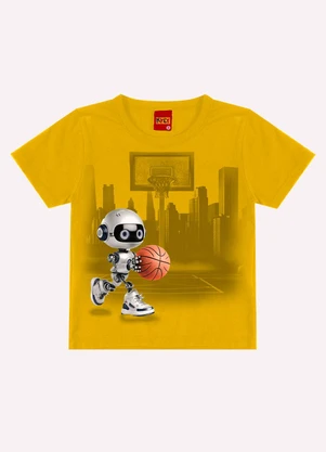 Kyly - Conjunto Infantil Menino Estampa Amarelo - KYLY