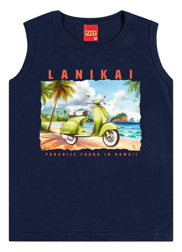 Kyly - Conjunto Infantil Menino Estampa Azul Marinho 3