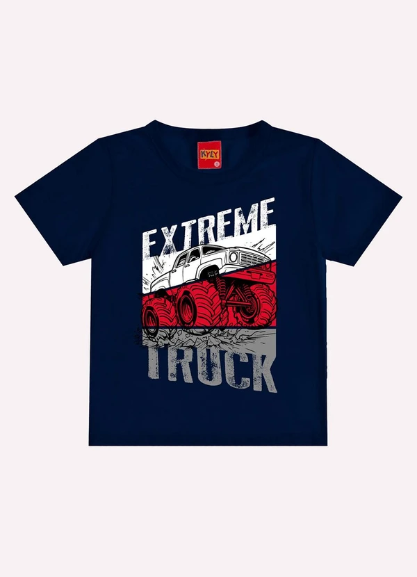 Kyly - Conjunto Infantil Menino Estampa Azul Marinho 2