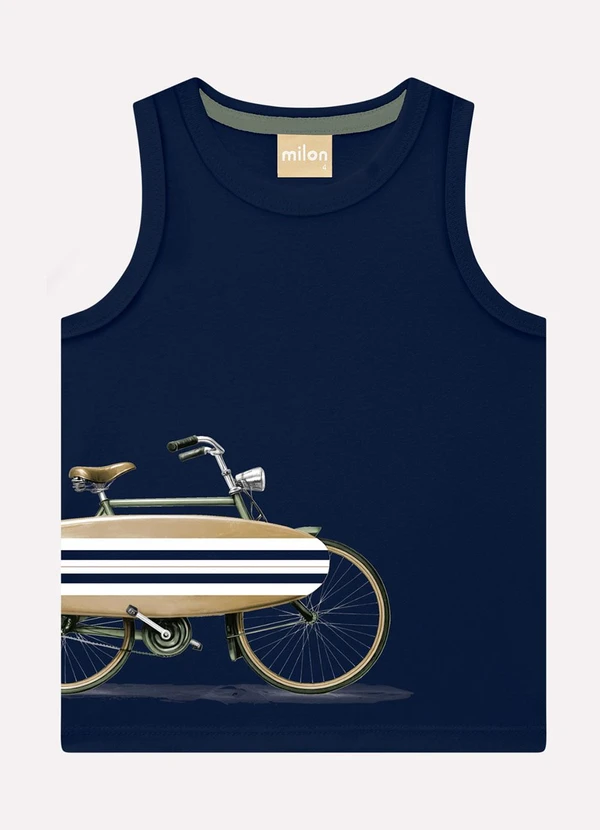 Milon - Conjunto Infantil Menino Estampa Azul Marinho 2