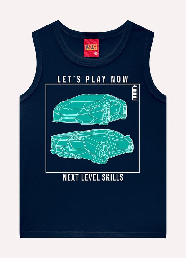 Kyly - Conjunto Infantil Menino Estampa Azul Marinho 2