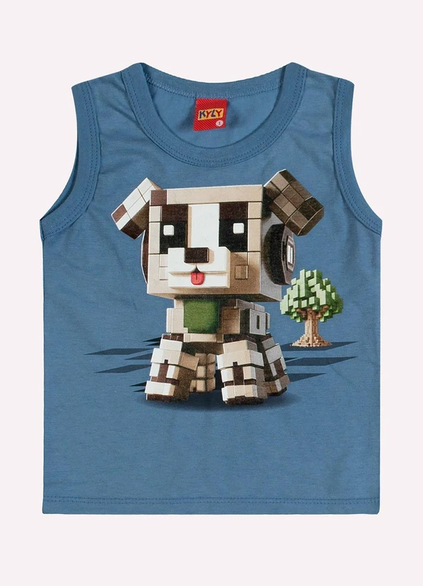 Kyly - Conjunto Infantil Menino Estampa Azul 2