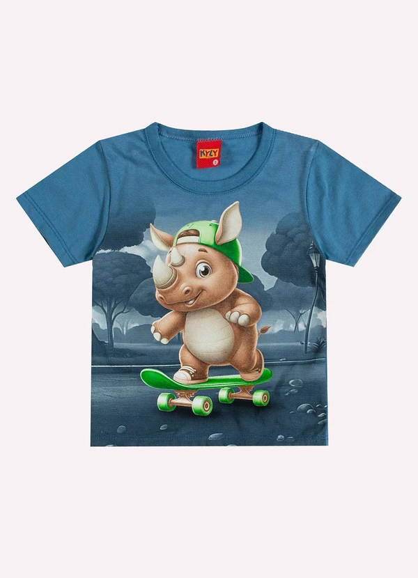 Kyly - Conjunto Infantil Menino Estampa Azul 2