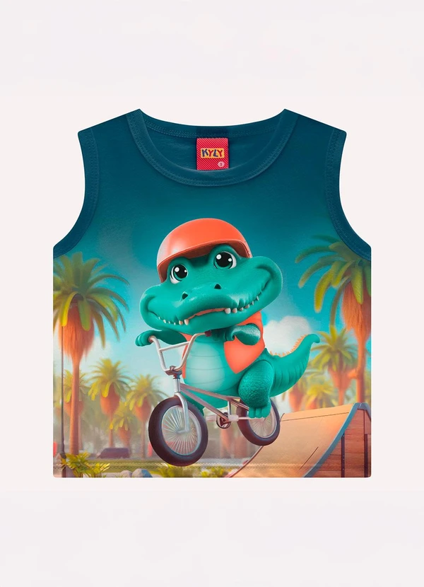 Kyly - Conjunto Infantil Menino Estampa Azul 2