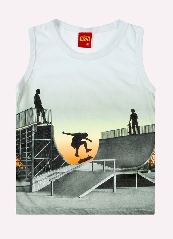 Kyly - Conjunto Infantil Menino Estampa Branco 2