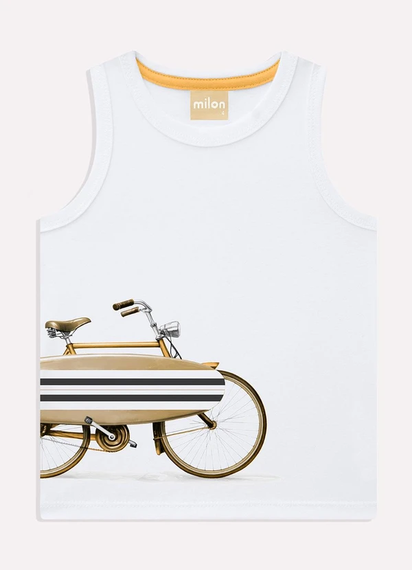 Milon - Conjunto Infantil Menino Estampa Branco 3