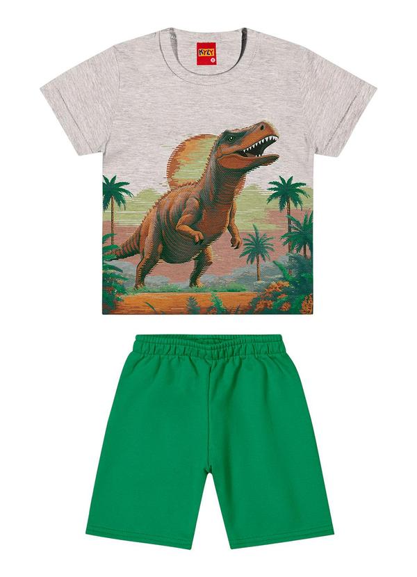 Kyly - Conjunto Infantil Menino Estampa Cinza