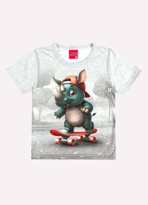 Kyly - Conjunto Infantil Menino Estampa Cinza - KYLY