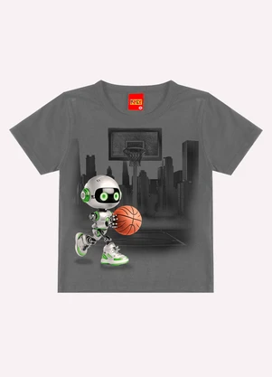 Kyly - Conjunto Infantil Menino Estampa Cinza - KYLY